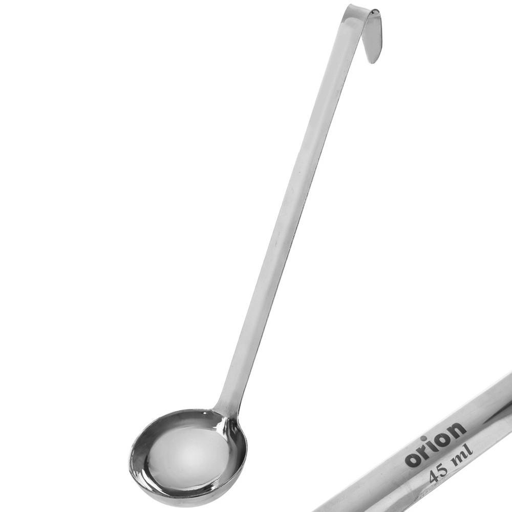STAHLKELLE MIT AUSGIESSER 45 ml 26 cm Silber - Silberfarben, Metall (26cm) - Orion 