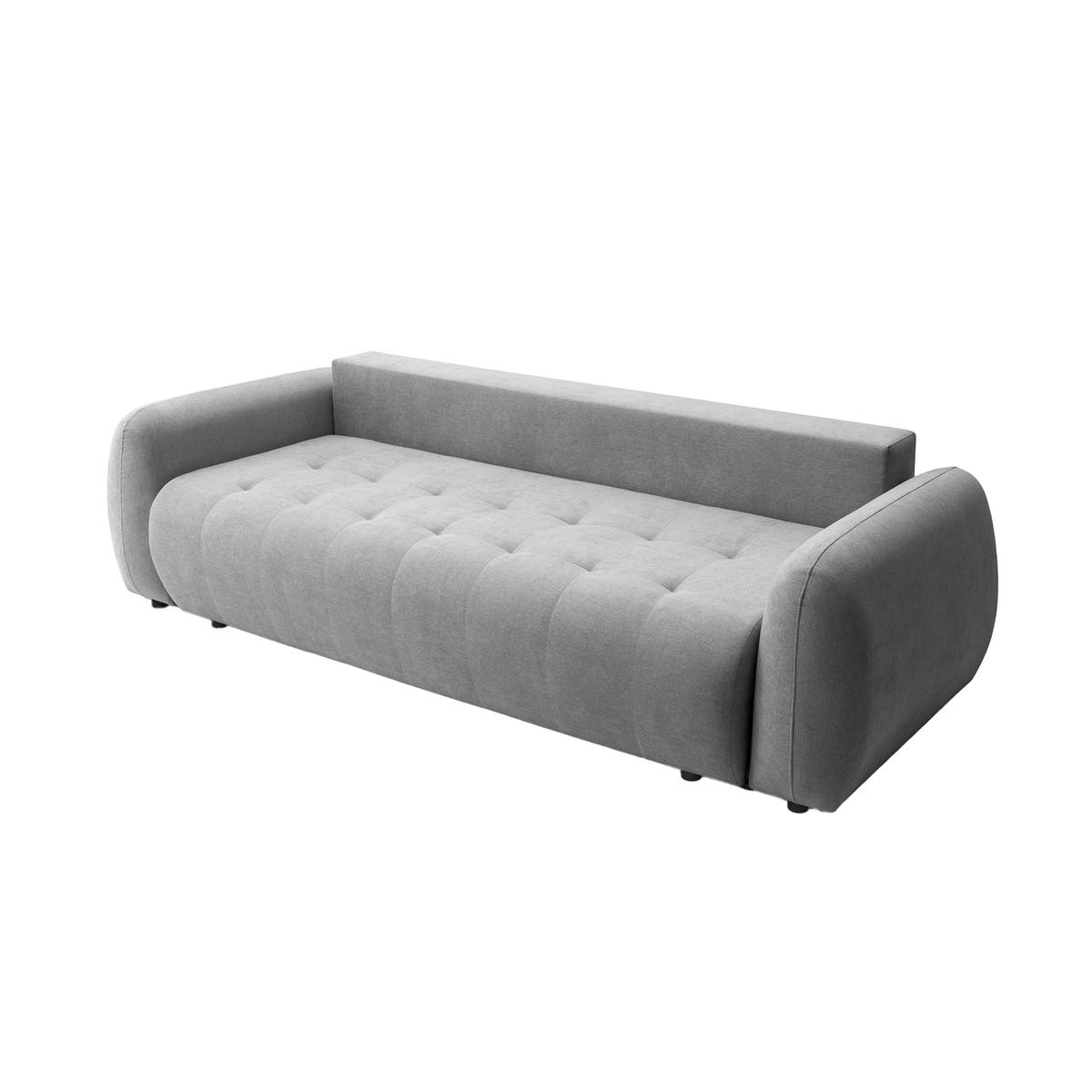 SOFA ARNIS mit Schlaffunktion, Grau - Grau, Textil (252/70/105cm) - Fedve