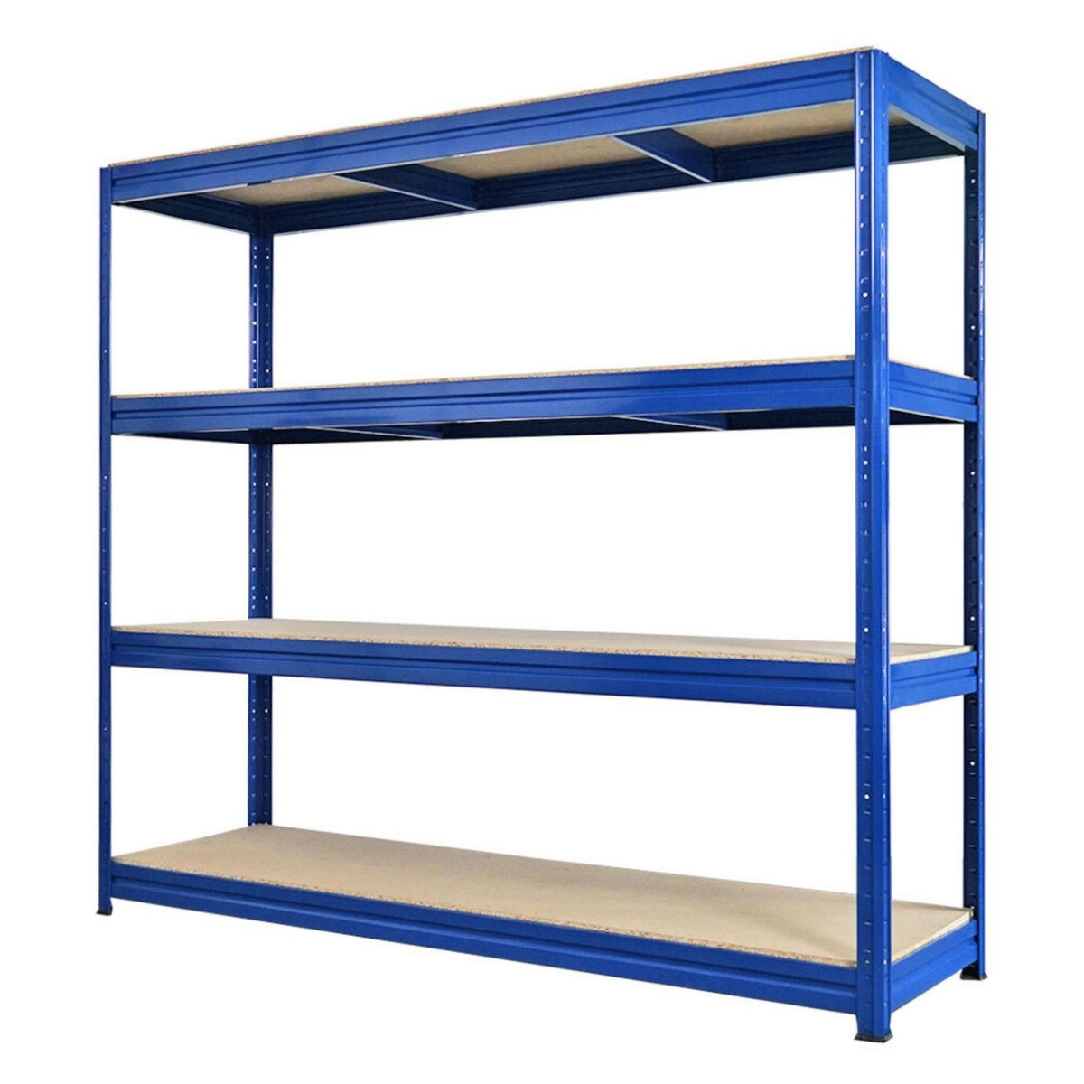 SCHWERLASTREGAL Dino 2er-Set 180x200x60cm Spanplatten-Ebenen Blau - Blau, Metall (400/180/60cm) - PROREGAL