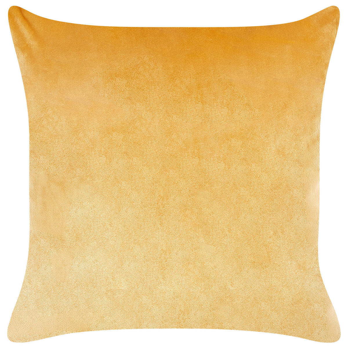DEKOKISSEN 2er-Set Senfgelb 45/45 cm Marula - Dunkelgelb, Textil (45/45cm) - Beliani