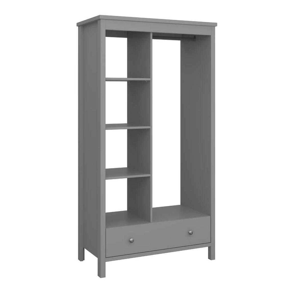 KLEIDERSCHRANK grau - Grau, Holzwerkstoff (90/170/45cm) - ebuy24