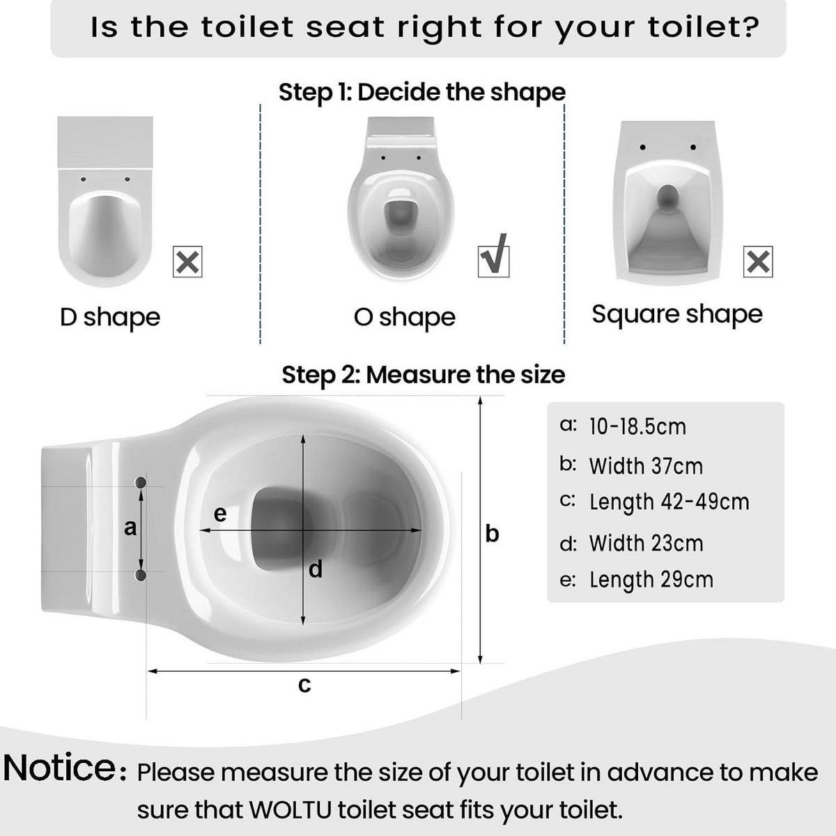 WC SITZ Toilettensitz mit Absenkautomatik, Duroplast - Blau, Kunststoff (31/2.51/48cm) - Woltu