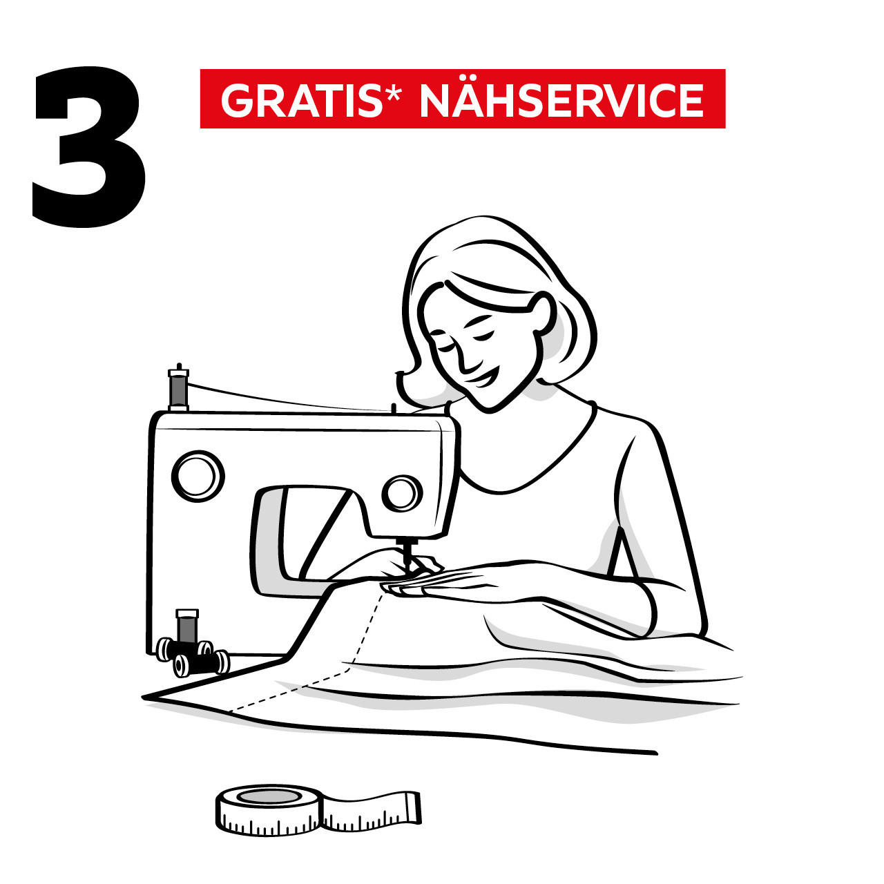 XXXLutz: Gratis Nähservice 
