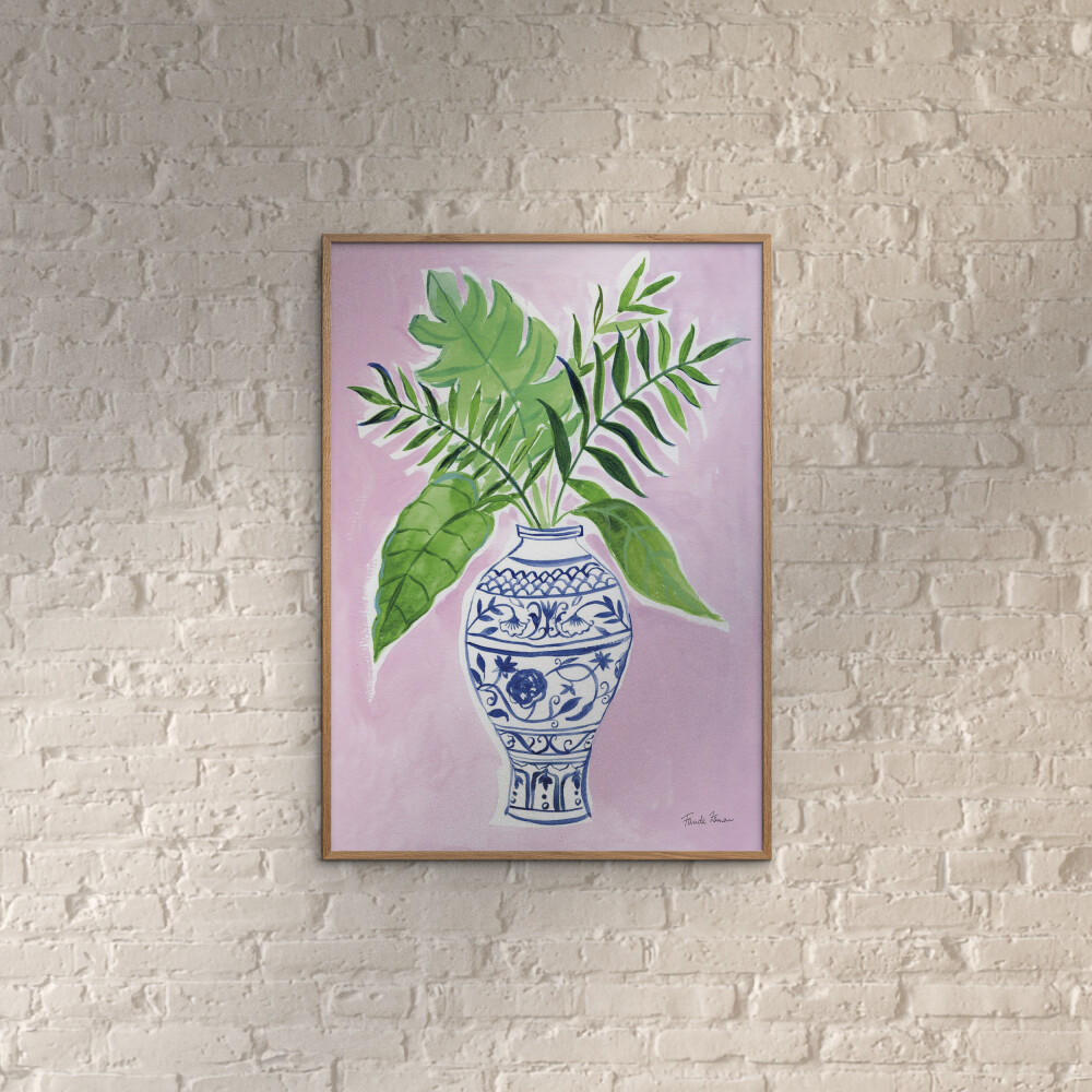 POSTER Wild Apple - Elegant Chinoiserie I - Grün, Papier (30/40/0.1cm) - Poster&Frame