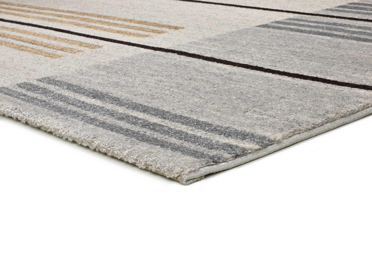 WEBTEPPICH grau und beige Craft 160/230 cm - Beige/Grau, Naturmaterialien/Textil (160/230cm) - Atticgo
