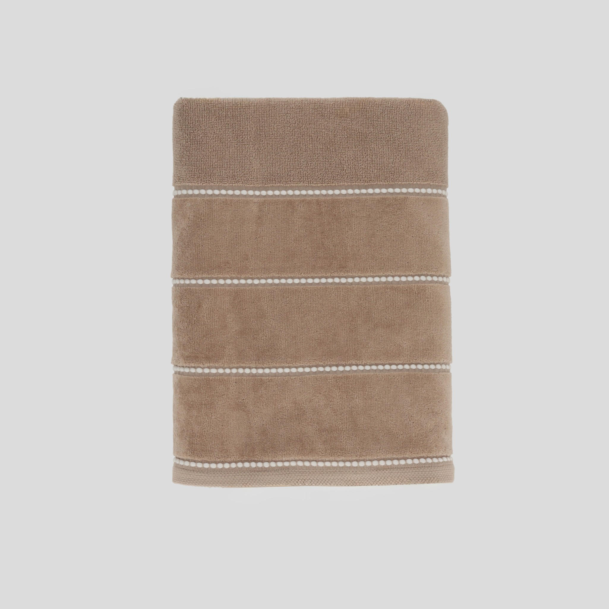 DUSCHTUCH Velly - Beige, Textil (70/130cm) - home&you