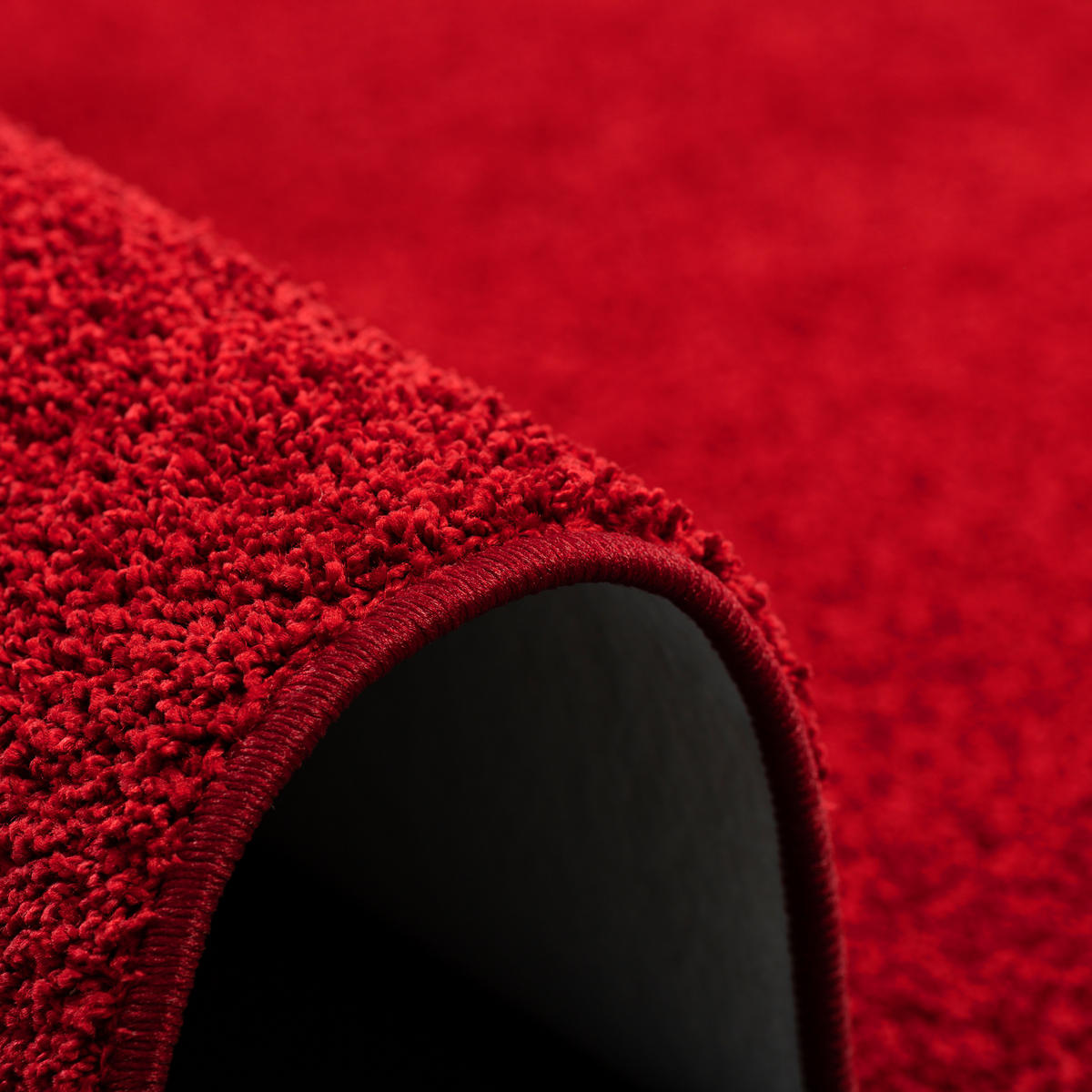 HOCHFLOR LANGFLOR TEPPICH COTTAGE - Rot, Textil (160/200cm) - Snapstyle
