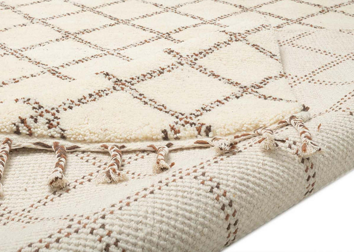 BERBERTEPPICH Marmoucha 70x140 cm - Schwarz, Textil (70/140cm) - THEKO