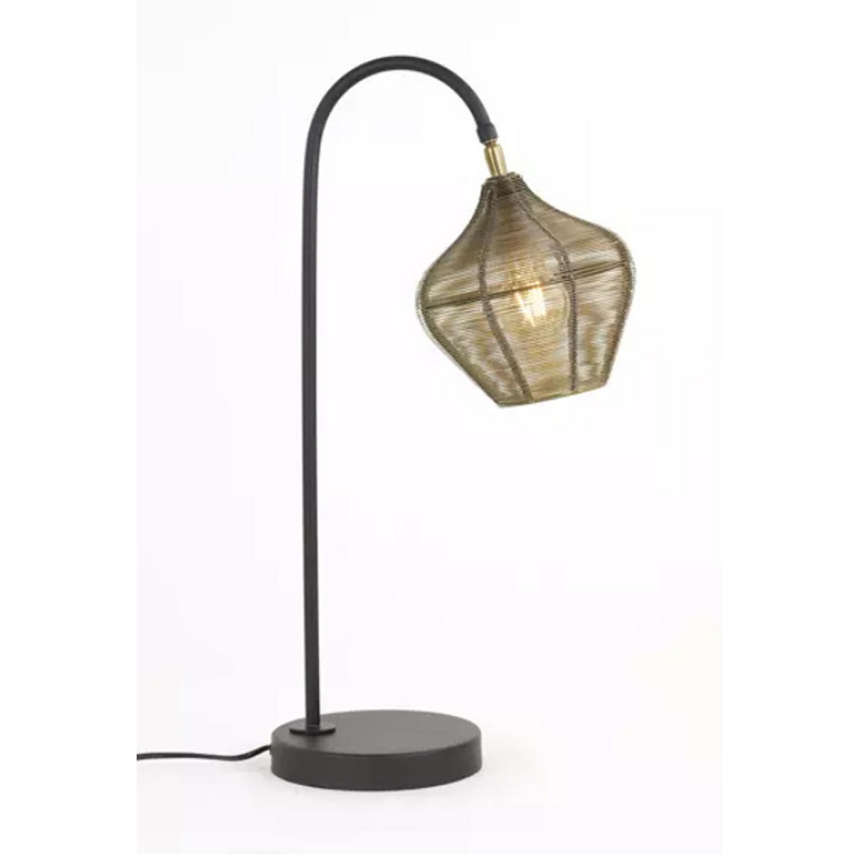 TISCHLAMPE Alvaro Bronze Ø27/61 cm - Bronzefarben, Metall (27/20/61cm) - Light & Living