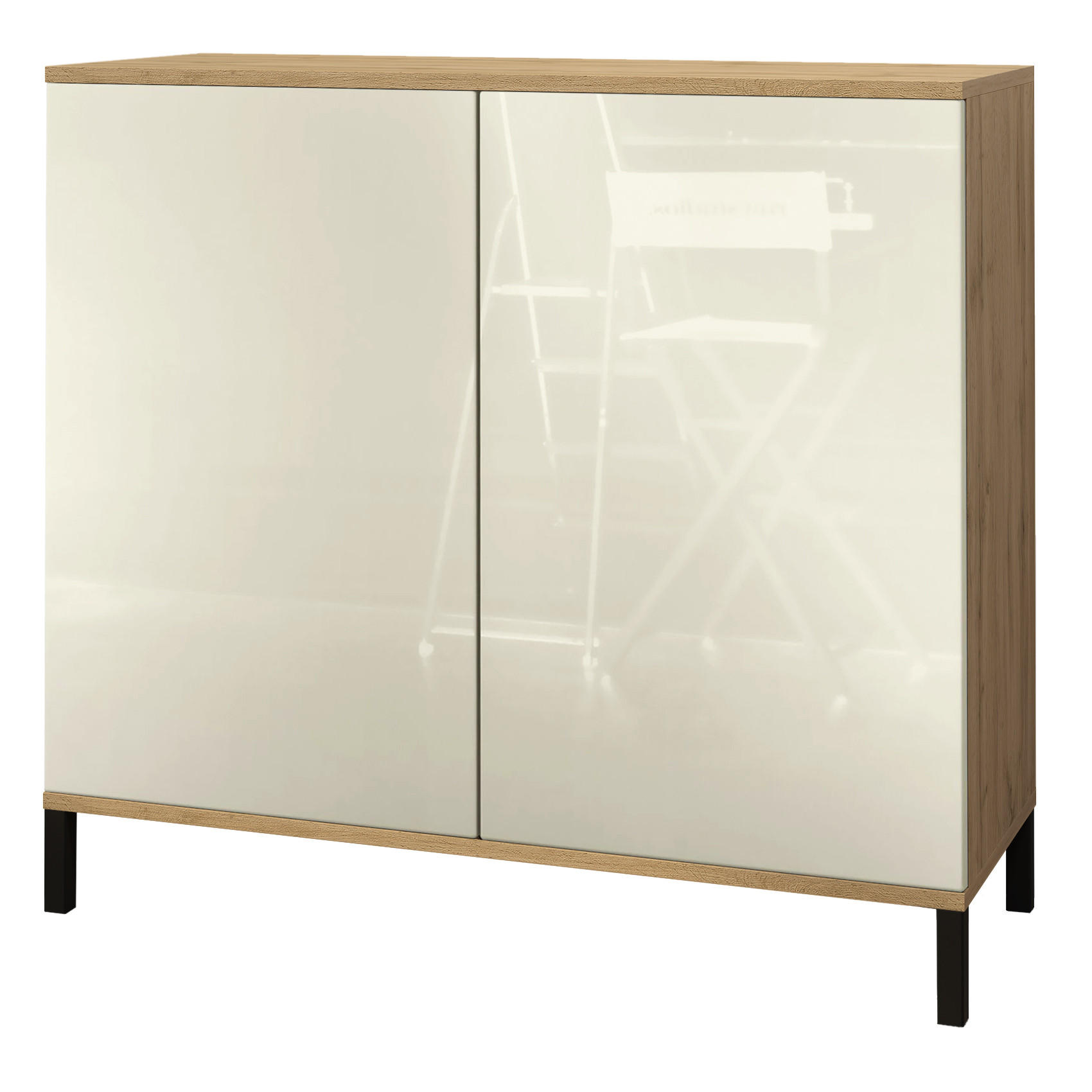 Vladon Kommode Creme 92.5x83.5x35 cm