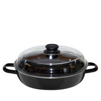 SCHMORPFANNE 0048-022 - Schwarz, Metall (24cm) - Riess