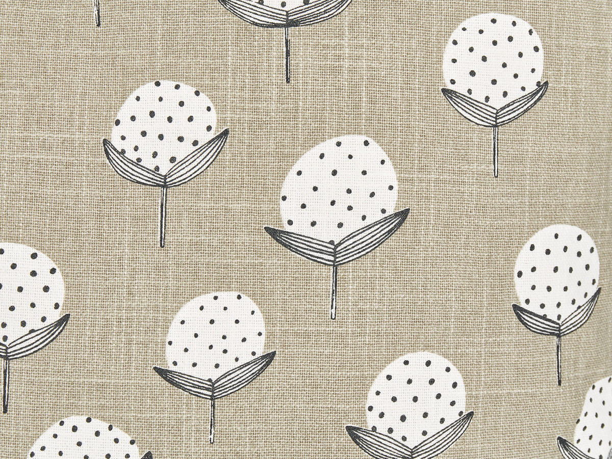 DEKOKISSEN 2er-Set Beige 45/45 cm Choisya - Beige/Weiß, Textil (45/45cm) - Beliani