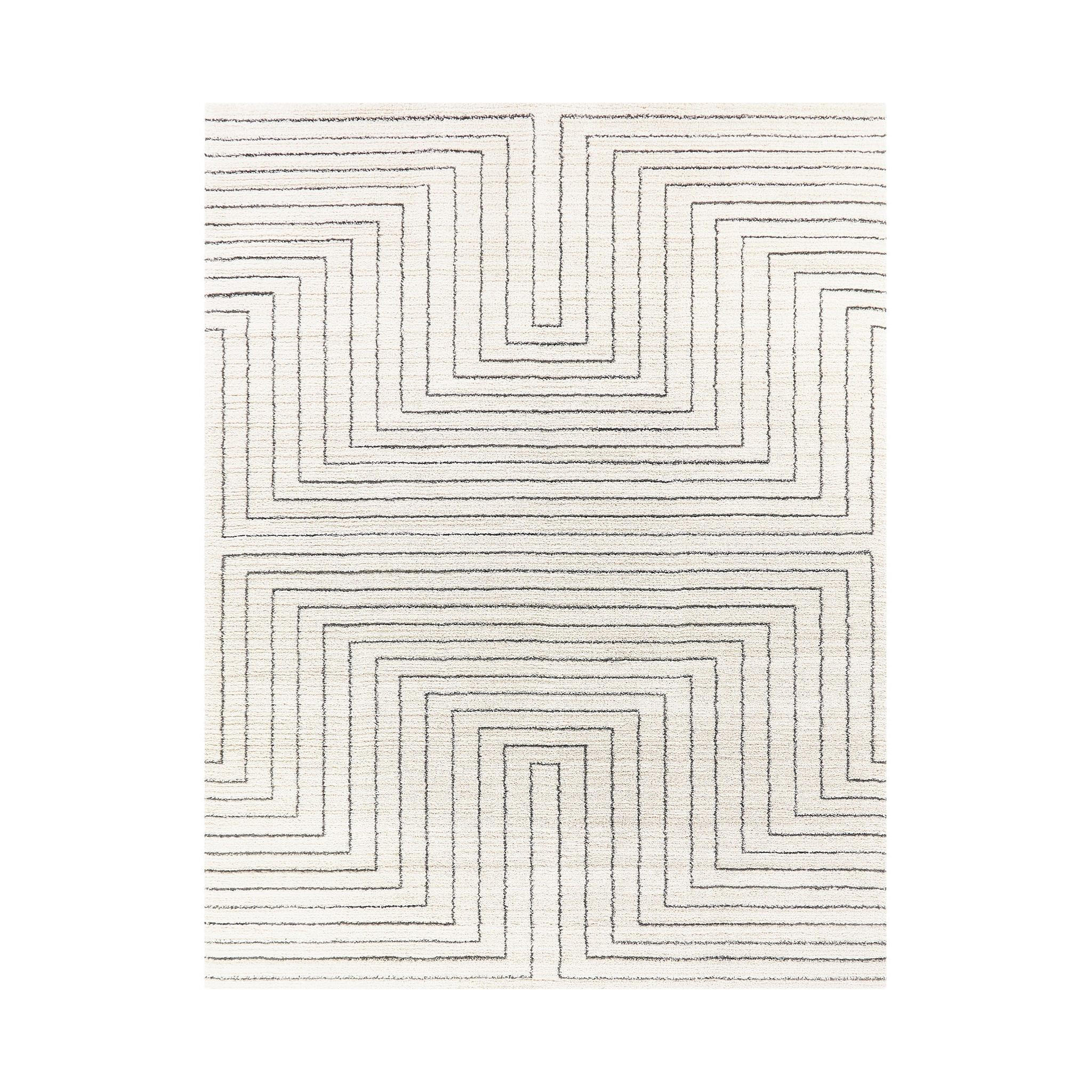 TEPPICH ultraweich designorientiert Beige - Beige, Textil (160/230cm) - AFK Living