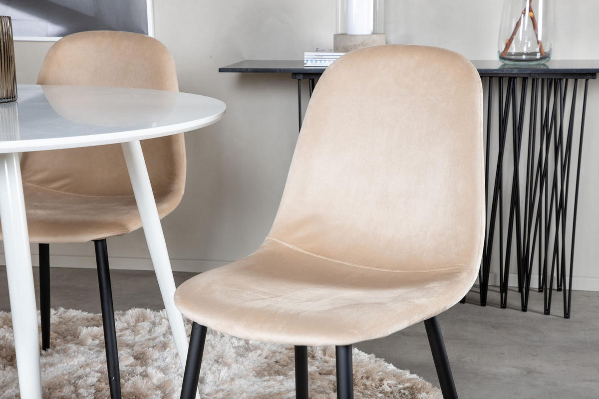 TISCHGRUPPE Beige - Beige, Holzwerkstoff (100/75/100cm) - ebuy24