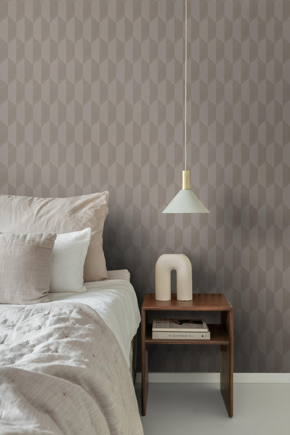TAPETE 3D Muster 50 x 900 cm - Braun, Papier (50/900cm) - Origin Wallcoverings