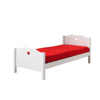 EINZELBETT Kamila 211x80x96 aus MDF in Weiß - Weiß, Holzwerkstoff (90/200cm) - 58aufmkessel