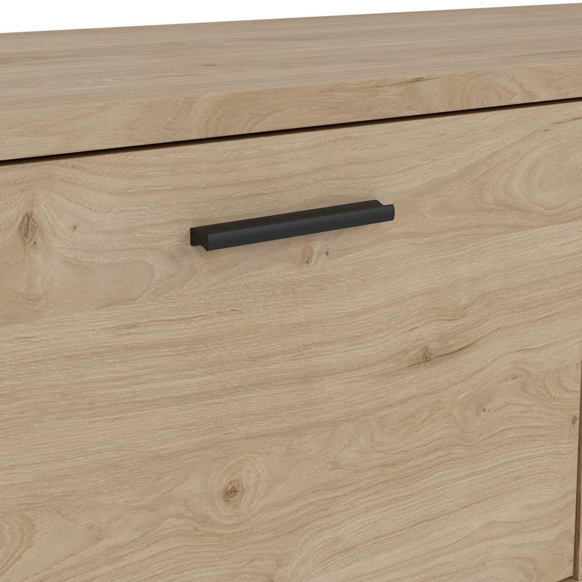 TV-MÖBEL, Media, Nussbaum, Holzwerkstoff / Metall, 148 x 40 x 57 cm - Nussbaumfarben, Holzwerkstoff/Metall (148/57/40cm) - ebuy24