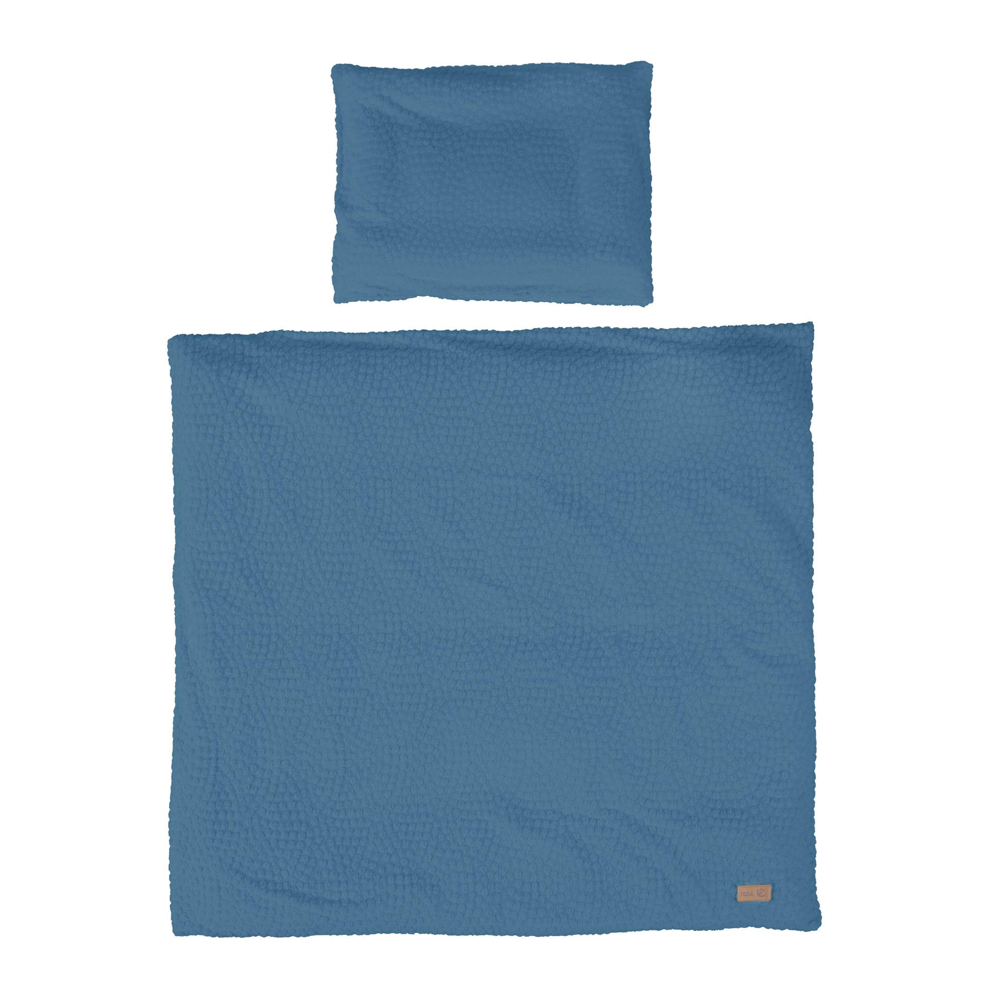 WIEGENBETTWÄSCHE 80x80 cm Seashells indigo - Blau, Textil (80/80cm) - Roba
