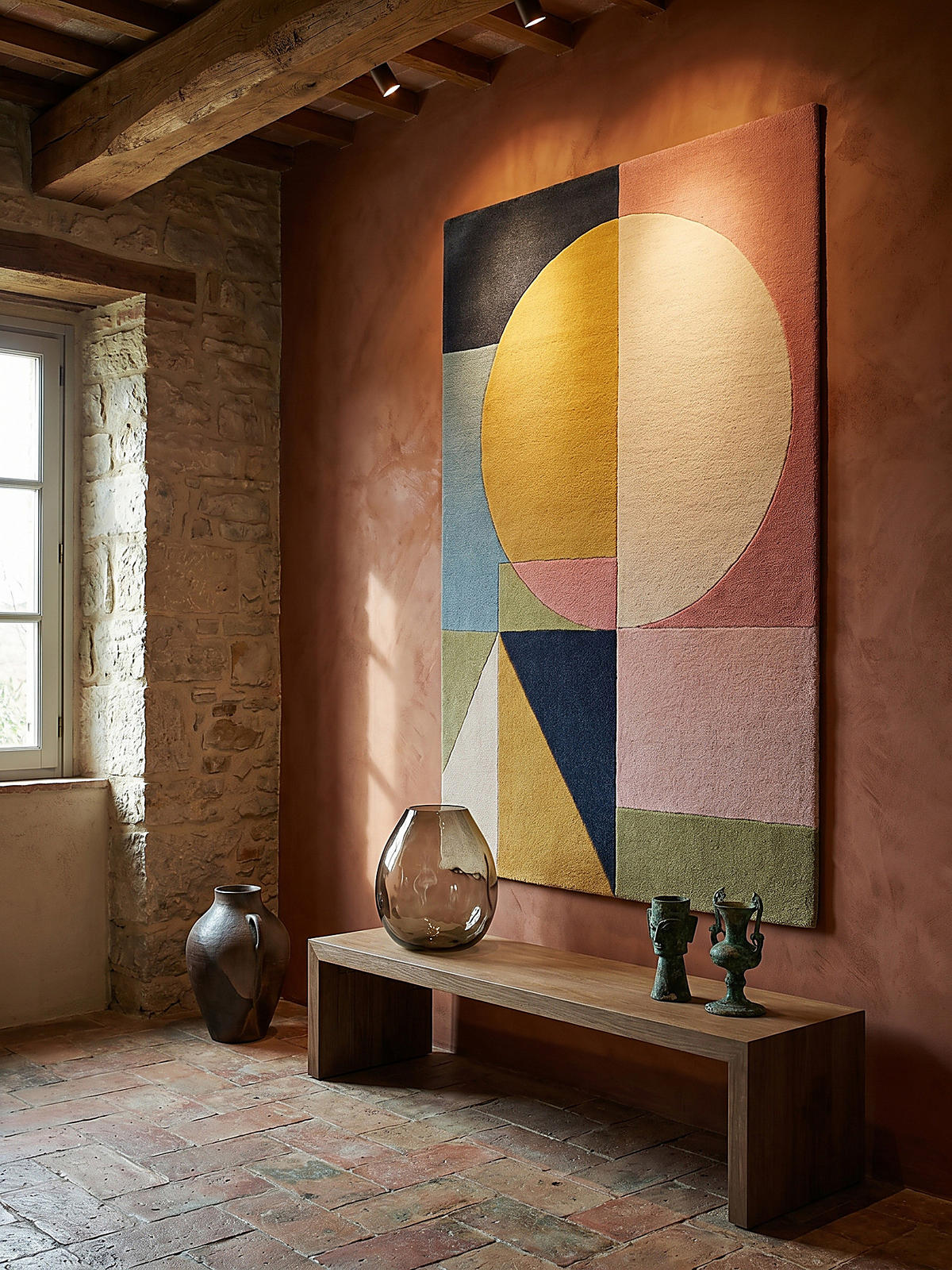 WOLLTEPPICH DEBEN, geometrisch, Strahlend-Bunt, 200 x 290 cm - Multicolor, Textil (200/290cm) - KADIMA DESIGN