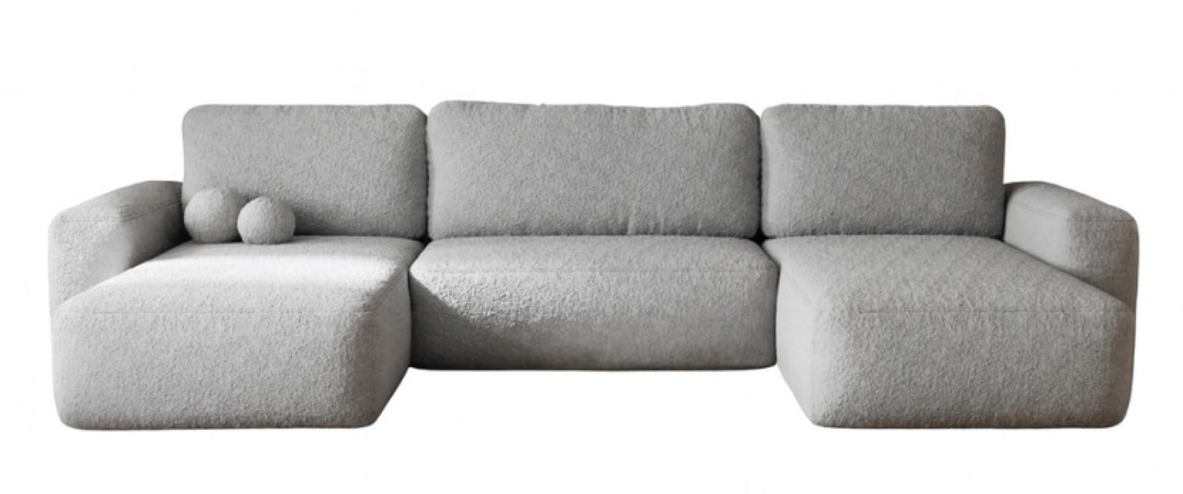 Sepro Meble Ecksofa Grau 374x177 cm