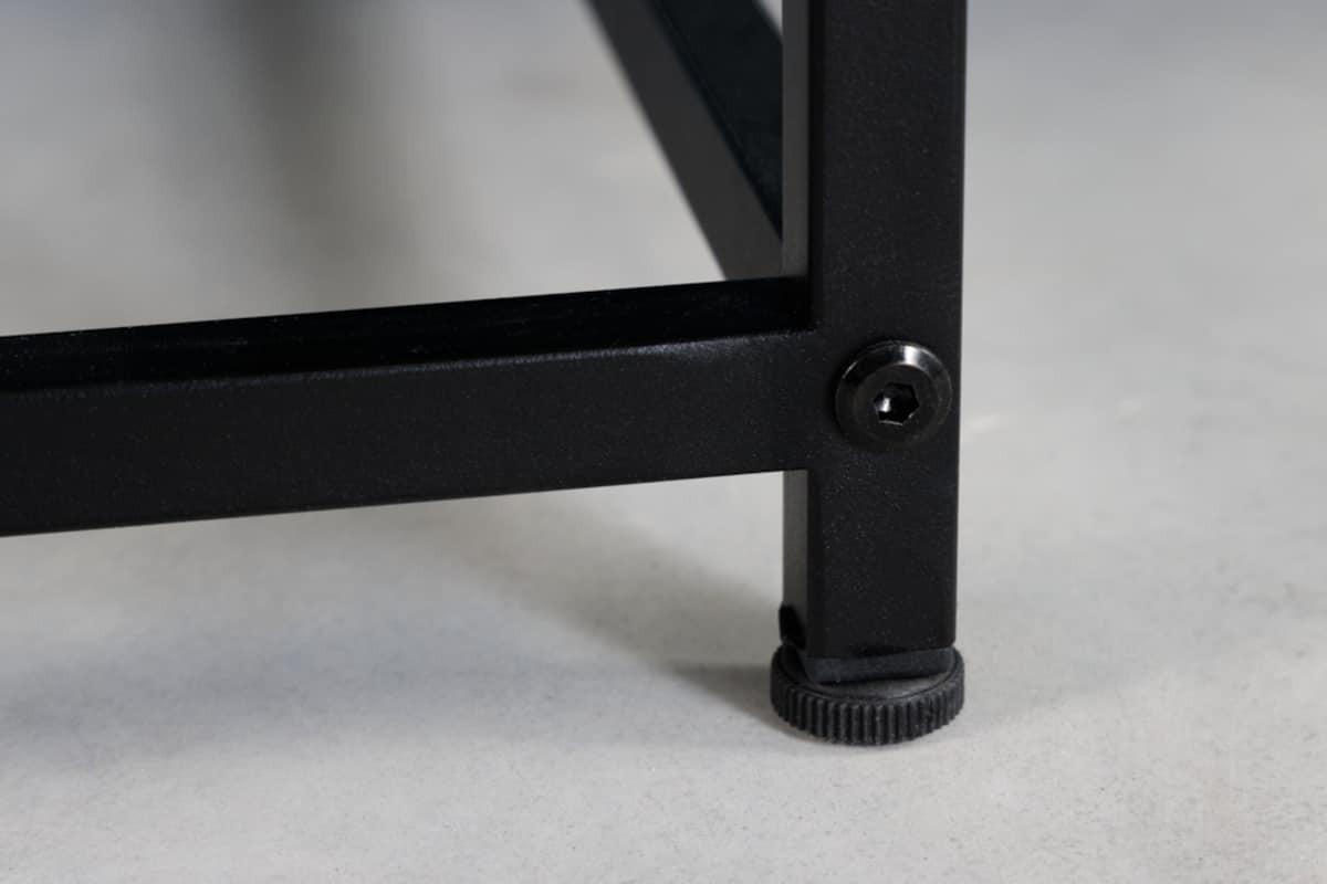 COUCHTISCH DURA STEEL Stahl quadratisch Schwarz 70cm - Schwarz, Metall (70/70/40cm) - riess-ambiente