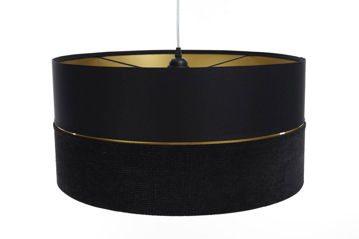 HÄNGELEUCHTE Gold 40/20 cm - Goldfarben/Schwarz, Kunststoff (40/0.6/20cm) - ONZENO