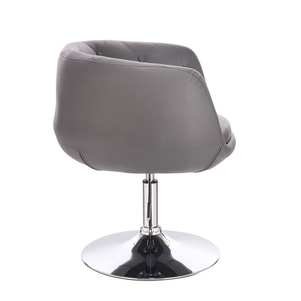 Thumbnail - Svita Cocktailsessel, Grau, Textil, Rund, 55x78x61 cm, Wohnzimmer, Sessel, Polstersessel