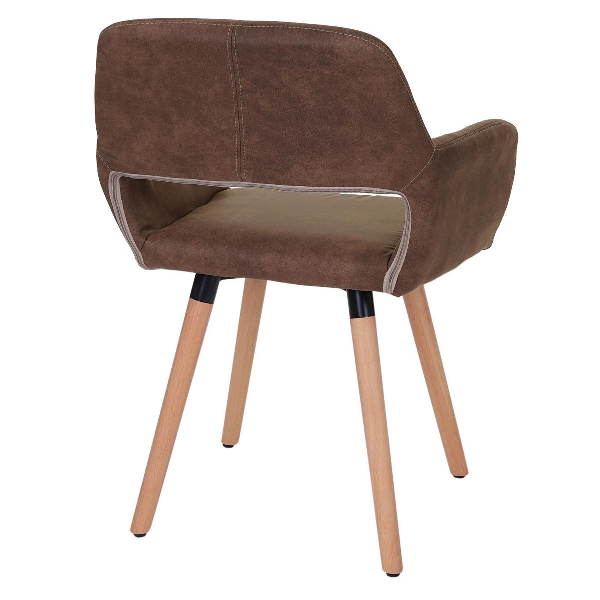 ESSZIMMERSTUHL Kastanienbraun - Rotbraun, Holz (56/78/57cm) - MCW