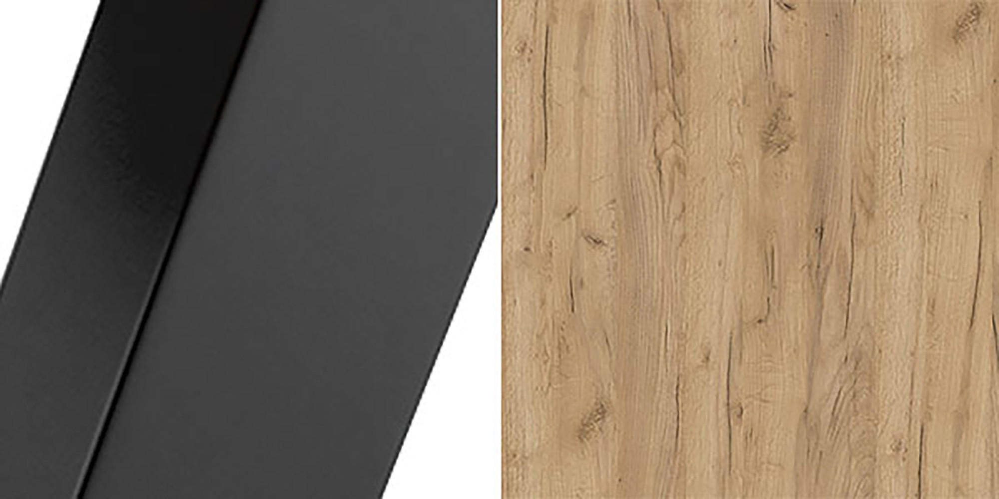 Thumbnail - Feldmann-Wohnen Couchtisch, Eiche Bianco, Holz, Rund,Rund, X-Form, 75x50x75 cm, Wohnzimmer, Wohnzimmertische, Couchtisch...