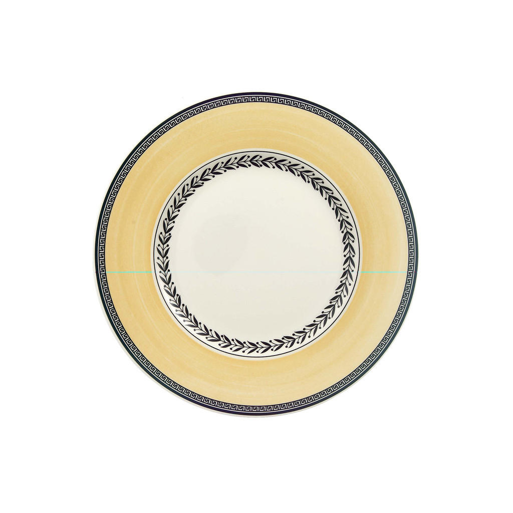 FRÜHSTÜCKSTELLER Audun Fleur weiß-grau-gelb ø 21,6 cm - Gelb/Weiß, Keramik (21.6cm) - Villeroy & Boch