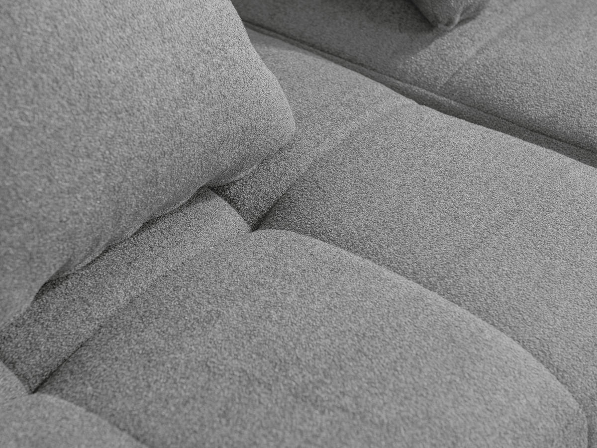 2-SITZER-SOFA Bouclé-Stoff Wolkengrau - Grau, Textil (180/73/95cm) - MILYsofa