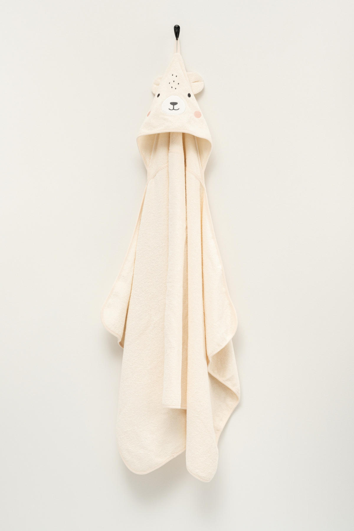 KINDERSCHWIMMHANDTUCH Teddy 70/140 cm - Weiß, Naturmaterialen (140/100cm)