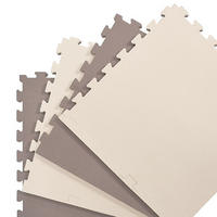 BODENSCHUTZMATTE 63x63x2 cm, Beige Braun, 4er Set - Braun, Kunststoff (63/63cm) - eyepower