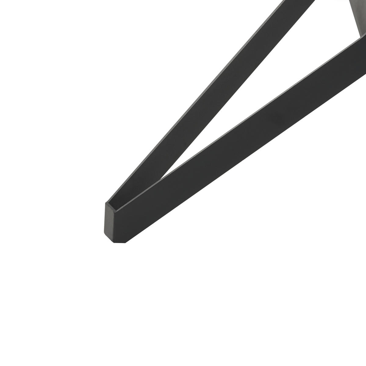 ESSTISCH 120/76 cm Dunkelbraun, Schwarz Rund Alure - Dunkelbraun, Holzwerkstoff (120/120/76cm) - Beliani