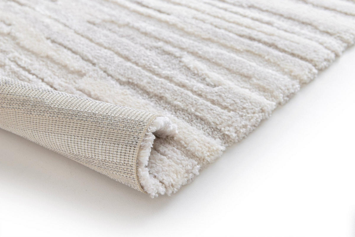 TEPPICH mit sehr weichem Reliefeffekt beige - Beige, Textil (160/230cm) - AFK Living