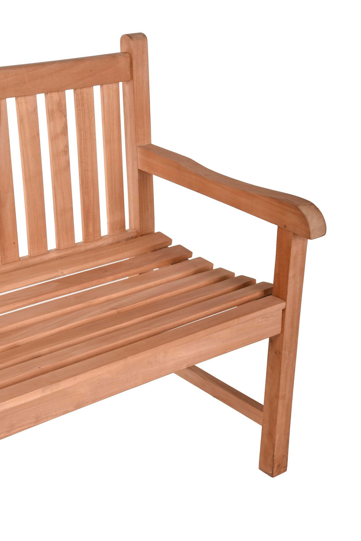 GARTENBANK Marcel 2-Sitzer 120 cm Terrassenbank - Hellbraun, Holz (63/93/122cm) - DELUKE