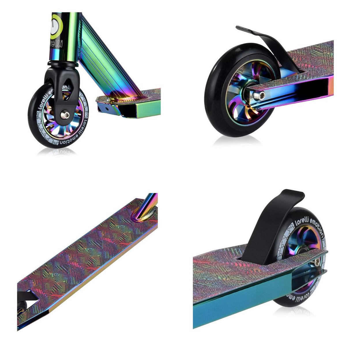 KINDERROLLER Avatar grün 360 Grad drehbar Hinterradbremse Aluminium - Grün, Metall (63/49/83cm) - Lorelli