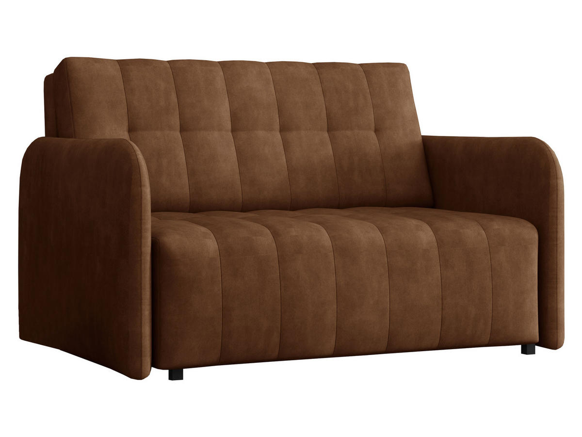 SCHLAFSOFA Viva Grand II - Schwarz/Braun, Holz/Kunststoff (125/85/95cm) - MIRJAN24