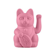 WINKEKATZE Lucky Cat Classic, Kunststoff, Hot Pink, ca. 15 cm - Rosa, Kunststoff (8.5/15/10.5cm) - Donkey Products