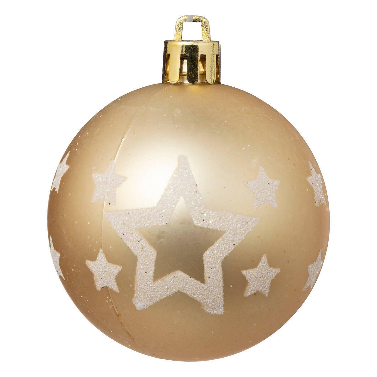 WEIHNACHTSKUGELN Verschiedene Muster Ø 6 cm - Goldfarben, Kunststoff (6/7.2/6cm) - Atmosphera Createur d´interieur