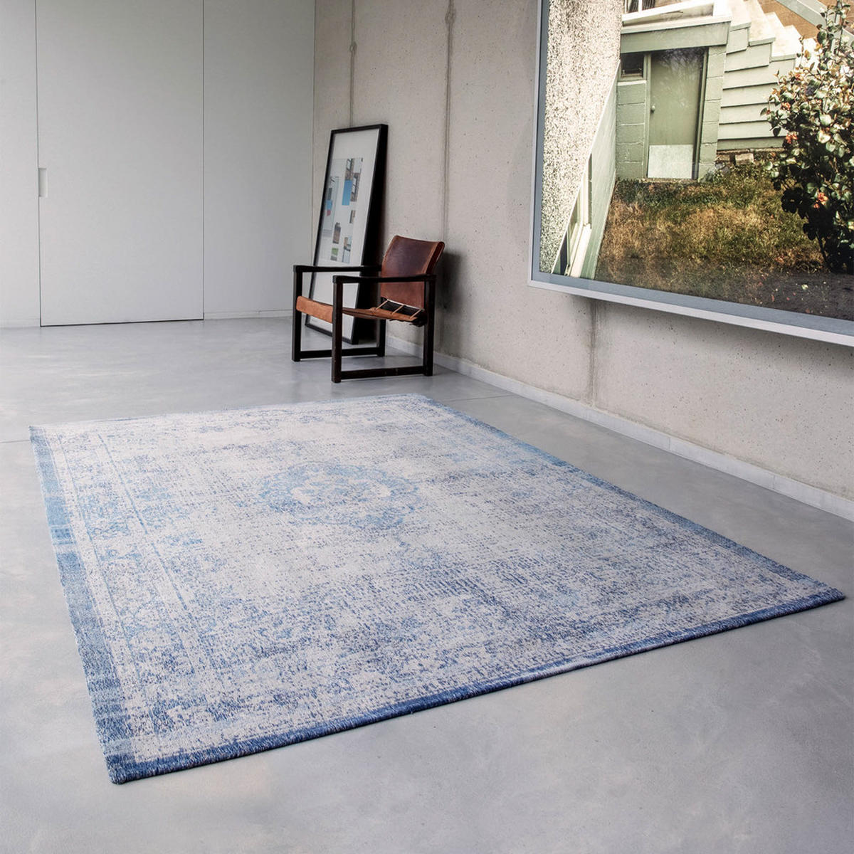TEPPICH Grey Jeans Fading World 240/340 cm - Grau, Textil (240/340cm) - Louis De Poortere