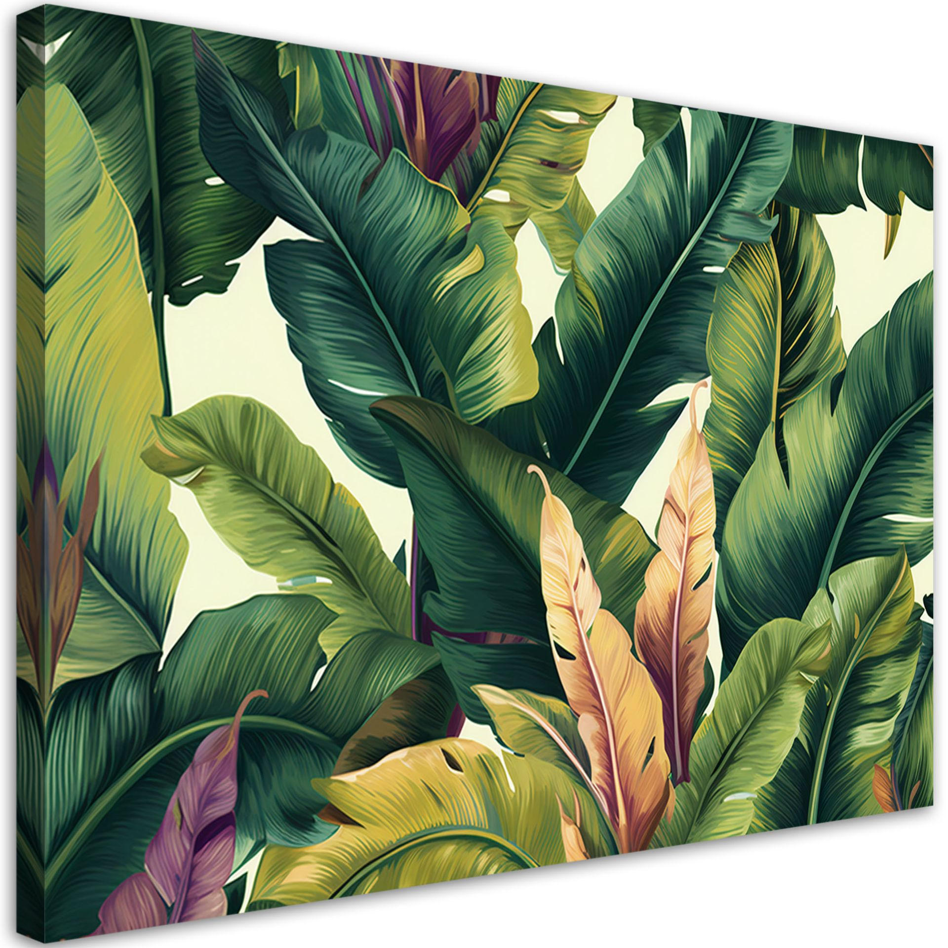 KUNSTDRUCK Grün 120/80 cm - Grün, Textil (120/80cm) - KUNSTLOFT