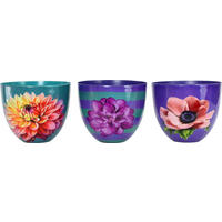 ÜBERTÖPFE Blossom - Multicolor, Metall (15/12/15cm) - FURNARO