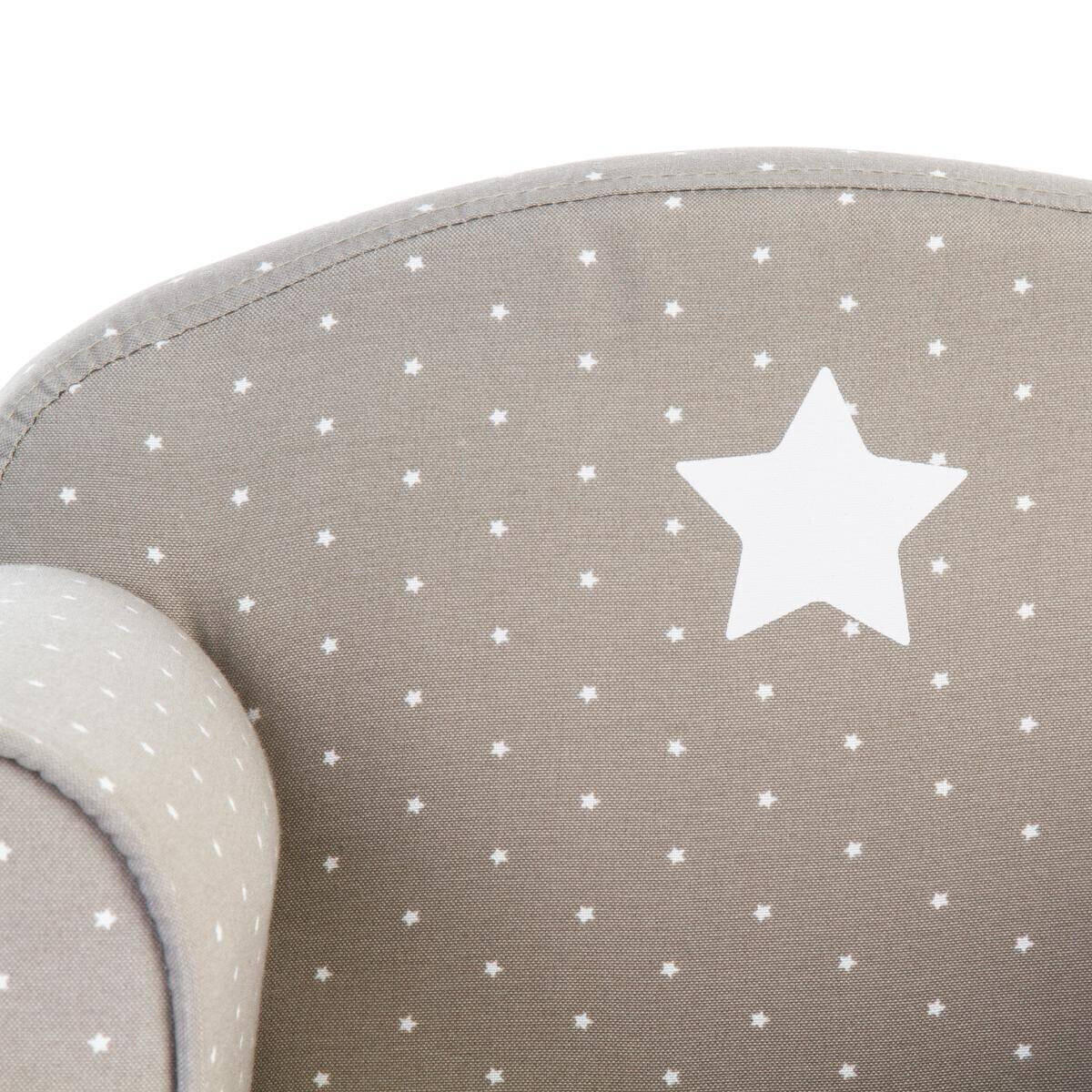 KINDERSESSEL Baumwolle - Beige, Naturmaterialien (39/44/50cm)