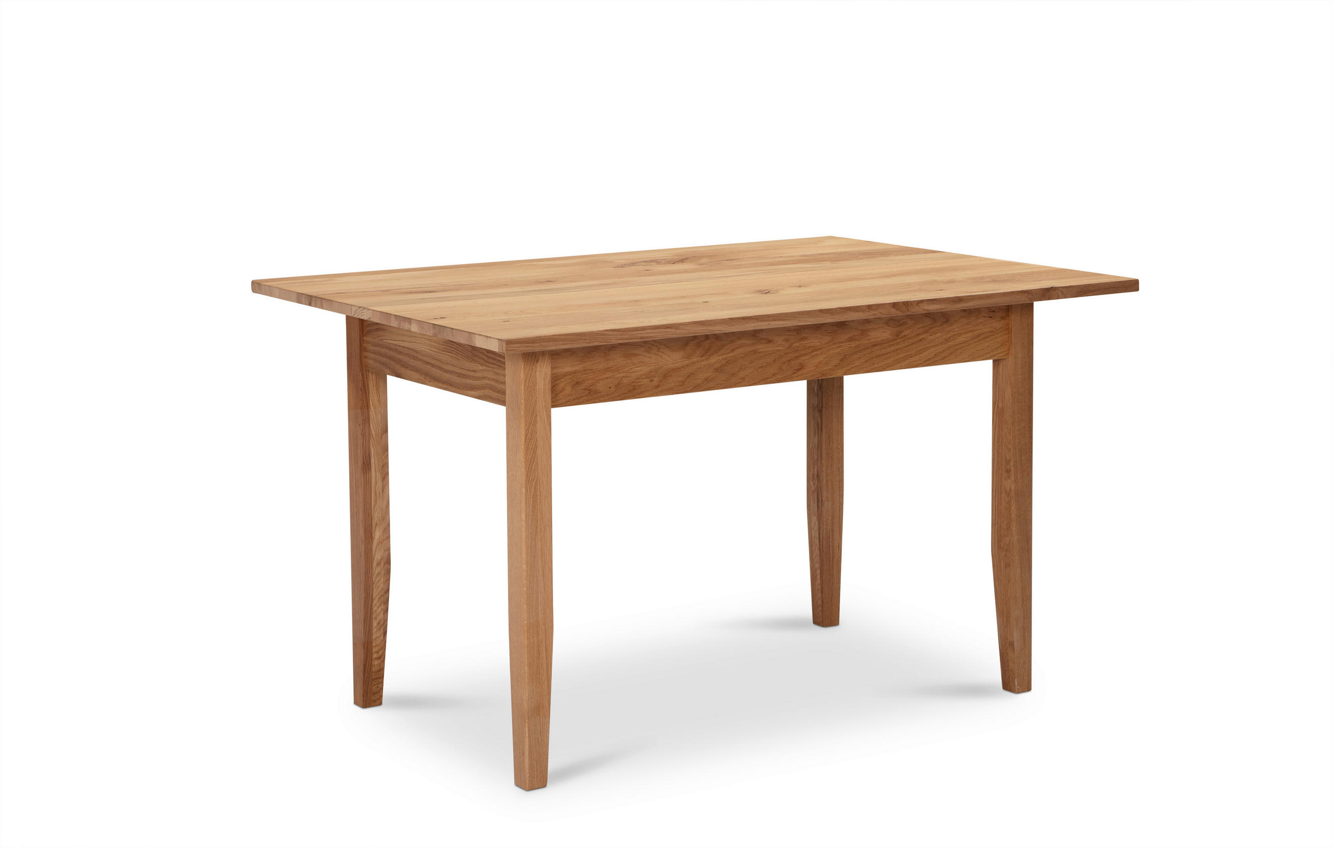 ESSTISCH rechteckig Dyan 130x75x90 Massivholz Wildeiche - Wildeiche, Holz (90/130/75cm) - 58aufmkessel