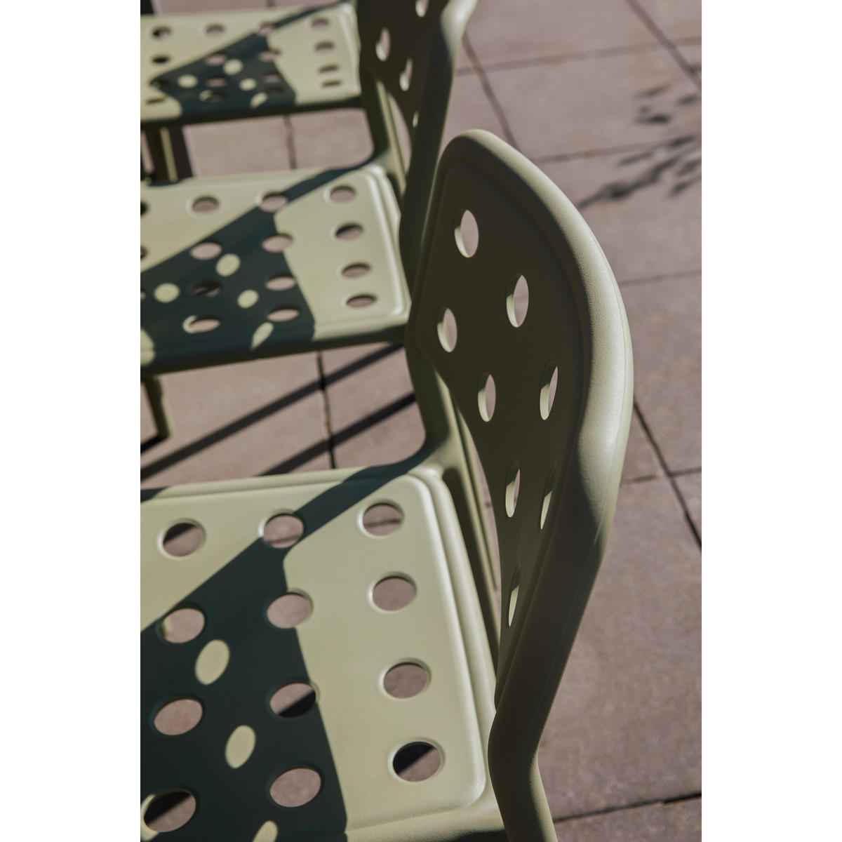 GARTENSTUHL Serra Grün - 4 er Set - Grün, Kunststoff (45.5/80/53cm) - Housecraft Living
