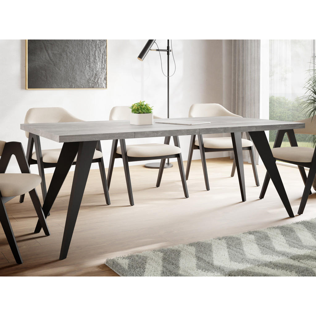 Thumbnail - WFL Group Esstisch, Hellgrau, Holzwerkstoff, Quadratisch,Quadratisch, 100x76x100 cm, Esszimmer, Tische, Esstische