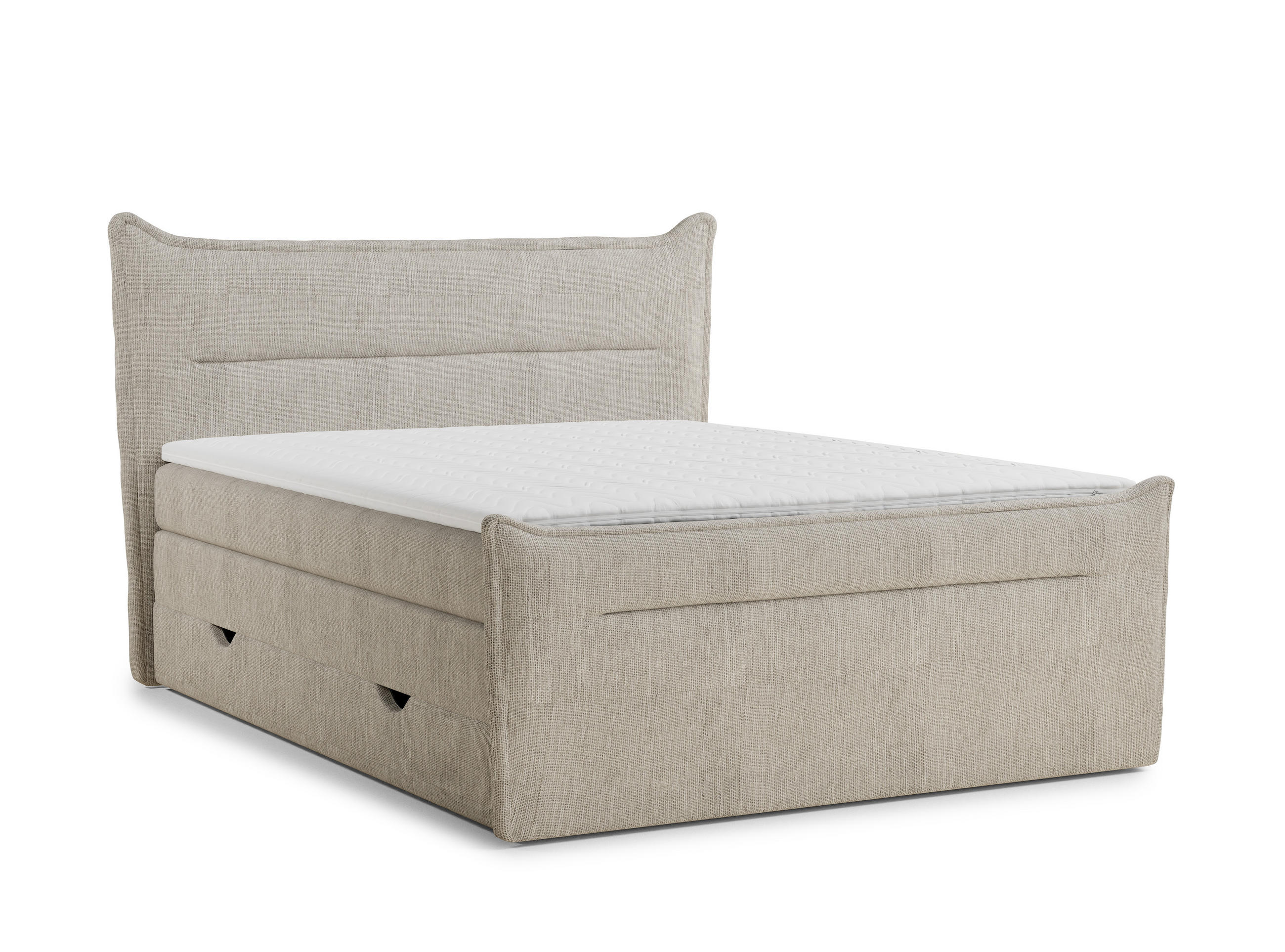 Maison de Reve Boxspringbett Beige 160x200 cm