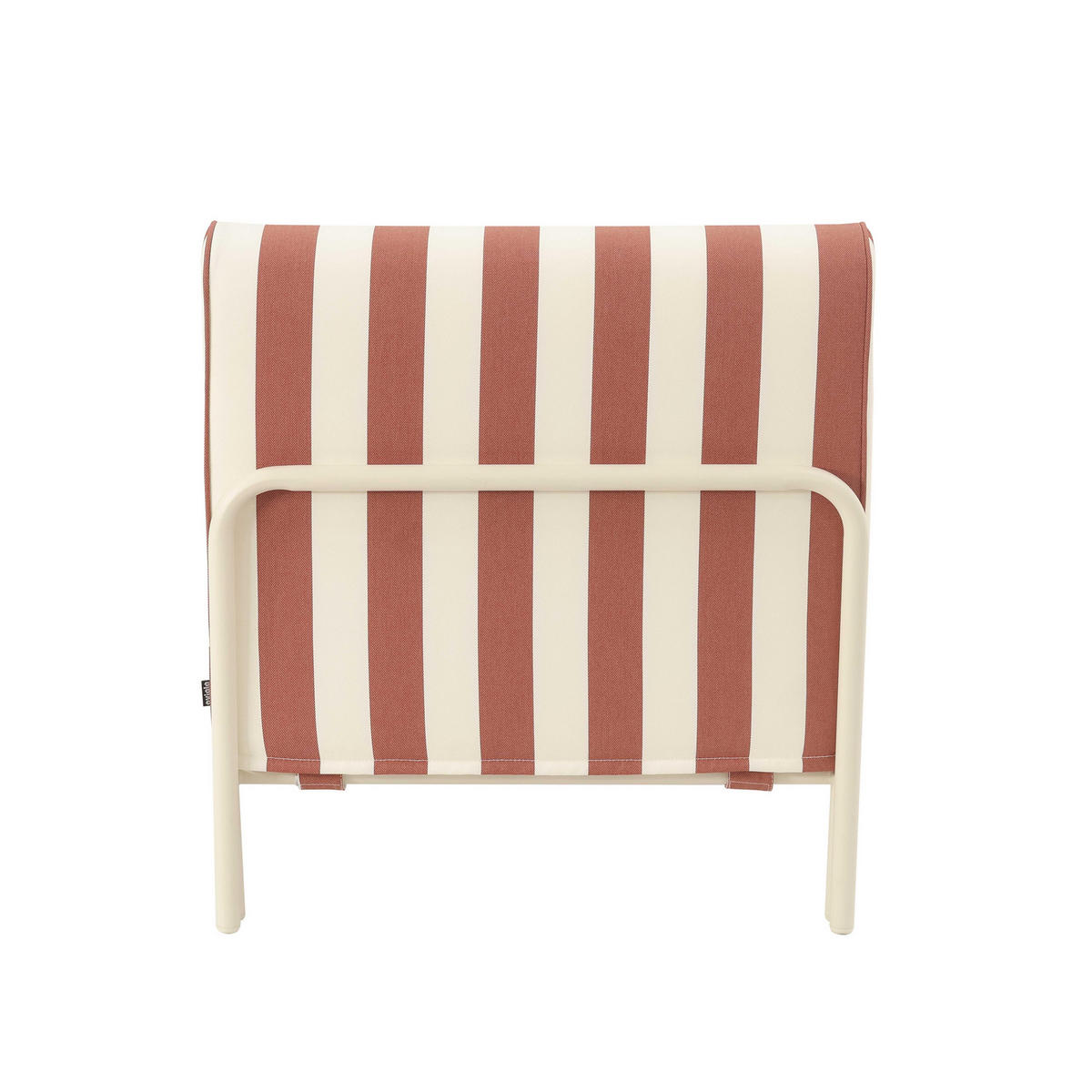 CHAISELONGUE, Terrakotta - Orange, Textil (72/78/153cm) - Oviala