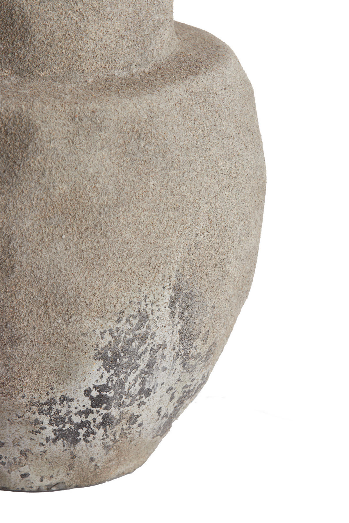 LAMPENFUSS Lezama Grau Ø27,5/48 cm - Grau, Keramik (27.5/27.5/48cm) - Light & Living